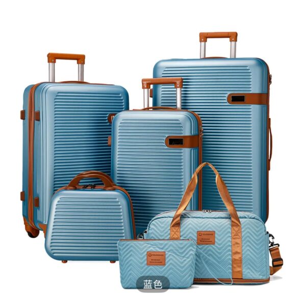 Anti-Crack  6 in 1 Suitcase