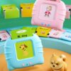 Card-inserting early childhood education machine
