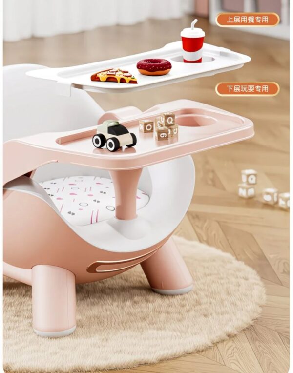 WhatsApp-Image-2026-05-06-at-7.25.57-PM.jpeg Baby High Chair, Anti-tipping, Low-profile, Portable Infant Seat, Home Use, Child Dining Seat
