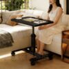 Bedside table, bedroom movable coffee table, living room creative side table, home balcony storage rack, corner table, storage rack