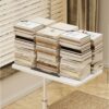 Bedside table, bedroom movable coffee table, living room creative side table, home balcony storage rack, corner table, storage rack