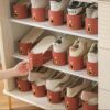 Adjustable Shoe Stand Pink